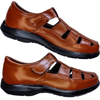 Foto 6 | Foto 6 | Sandalias En Piel De Borrego Cómodo Para Pie Delicado para Hombre