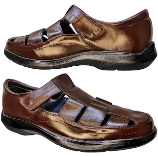 Foto 2 | Foto 2 | Sandalias de Piel Enco Footwear Cafés para Hombre