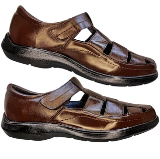 Foto 6 | Foto 6 | Sandalias de Piel Enco Footwear Cafés para Hombre