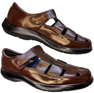 Foto 3 | Foto 3 | Sandalias de Piel Enco Footwear Cafés para Hombre