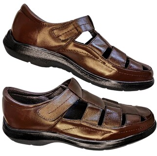 Foto 4 | Foto 4 | Sandalias de Piel Enco Footwear Cafés para Hombre
