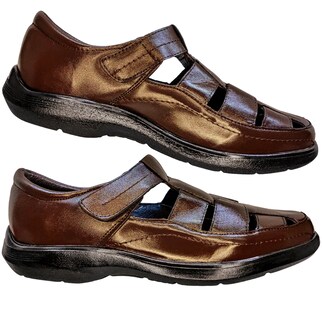 Foto 6 | Foto 6 | Sandalias de Piel Enco Footwear Cafés para Hombre