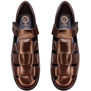 Foto 7 | Foto 7 | Sandalias de Piel Enco Footwear Cafés para Hombre