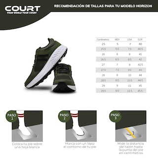 Foto 6 | Foto 7 | Tenis Court Horizon para Hombre