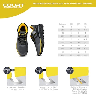 Foto 6 | Foto 6 | Tenis Deportivos Court Horizon Confort Especializado en Trail Running para Hombre