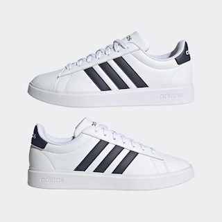 Foto 8 | Foto 8 | Tenis Adidas Grand Court Cloudfoam Comfort Blancos para Hombre