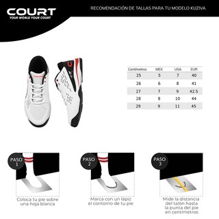 Foto 8 | Foto 8 | Tenis Court Color Blanco Para Hombre