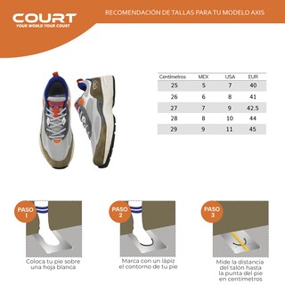 Foto 8 | Foto 8 | Tenis Deportivos Court Axis Para Hombre