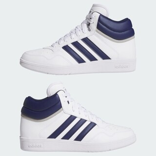 Foto 8 | Foto 8 | Hoops 4.0 Mid Adidas Blanco Unisex