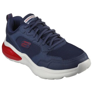 Foto 5 | Foto 5 | Tenis Skechers Air Cooled Memory Foam Azul para Hombre