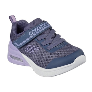 Foto 5 | Foto 5 | Tenis Niña Skechers Ajustables Memory Foam Original Gris