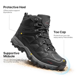 Foto 6 | Foto 6 | Botas De Senderismo Nortiv 8 Paladin Impermeables Para Hombre, Talla 10.5 - Venta Internacional.