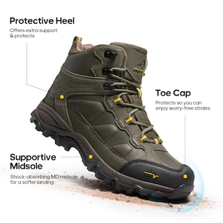 Foto 6 | Foto 6 | Botas De Senderismo Nortiv 8 Paladin Impermeables Para Hombre Olive 13us - Venta Internacional.