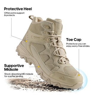 Foto 6 | Foto 6 | Botas De Senderismo Nortiv 8 Paladin Impermeables Para Hombre, Talla 10.5 - Venta Internacional.