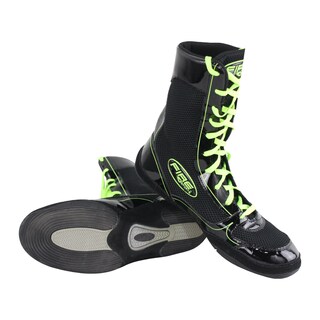 Foto 2 | Foto 2 | Zapatilla Larga para Boxeo Fire Sports Negra Unisex