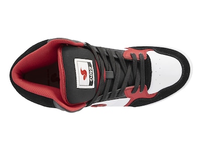 Foto 5 | Foto 5 | Tenis DVS Honcho 100 White Black Red Suede para Skateboarding