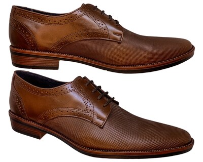 Foto 3 | Foto 3 | Zapatos De Vestir Para Hombre Formales En Piel Vacuno Grabada Ejecutivo