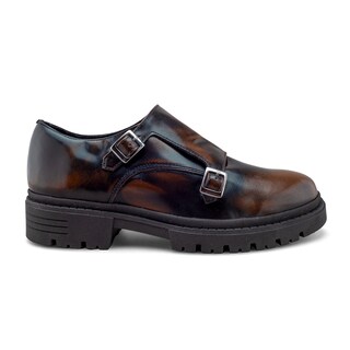 Foto 2 | Foto 2 | Zapato Monkstrap De Piel Para Hombre Con Hebilla Y Suela Chunky