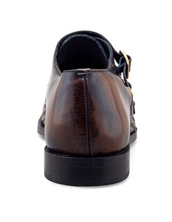 Foto 3 | Foto 3 | Zapato Monkstrap De Piel Grabada Para Hombre Con Doble Hebilla