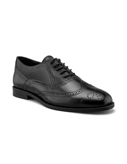 Foto 1 | Foto 1 | Oxford Clásico Negro Para Hombre En Piel Vacuno Estilo Formal