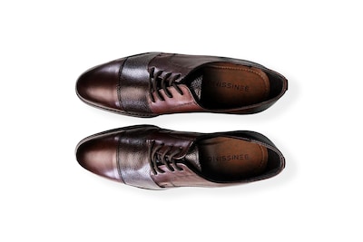 Foto 4 | Foto 4 | Zapato Formal Hombre Benissimo 2602 Piel Café Combinada