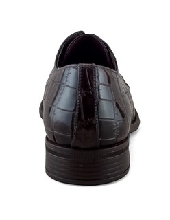 Foto 3 | Foto 3 | Zapato Derby De Piel Café Oscuro Con Grabado Lagarto Para Hombre