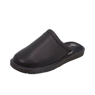 Foto 1 | Foto 1 | Pantuflas De Piel Salto De Cama Para Hombre Marca Stahl Modelo 1810 Color Negro