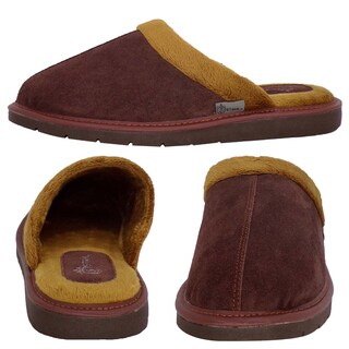 Foto 2 | Foto 2 | Pantuflas de Gamuza Salto de Cama para Hombre Stahl 4751 color Marrón