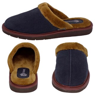 Foto 2 | Foto 2 | Pantuflas de Gamuza Salto de Cama para Hombre Stahl 4751 color Azul