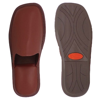 Foto 3 | Foto 3 | Pantuflas Stahl 1800 color Café de Piel para Hombre