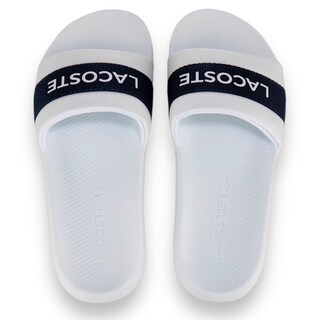 Foto 4 | Foto 4 | Sandalia Lacoste Blanco Con Azul Logo Letters Hombre 41cma0007042