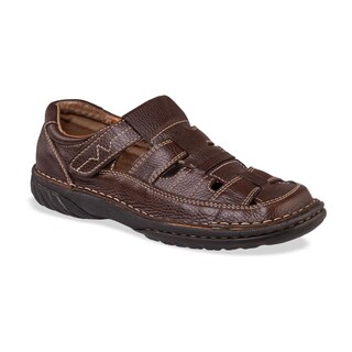 Foto 1 | Foto 1 | Sandalia Hombre Chanclas De Piel Marco Delli 93006 Chocolate Chocolate