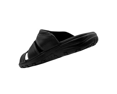 Foto 4 | Foto 4 | Sandalia De Piel Negro Para Hombre Cómodo 20 Hrs 404