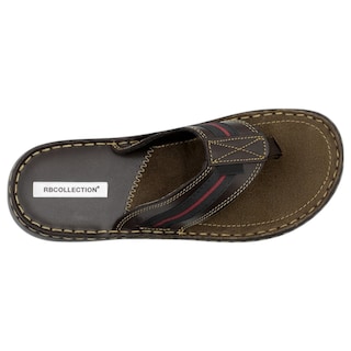 Foto 3 | Foto 3 | Sandalias Clásicas Exterior Piel Color Café Para Hombre De Rbcollection