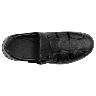 Foto 3 | Foto 3 | Sandalias Casuales Exterior Piel Color Negro Para Hombre De Rbcollection