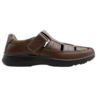 Foto 2 | Foto 2 | Sandalias Casuales Exterior Piel Color Café Para Hombre De Rbcollection