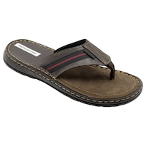 Sandalias Clásicas Exterior Piel Color Café Para Hombre De Rbcollection