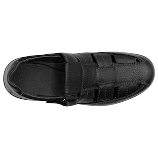 Foto 3 | Foto 3 | Sandalias Casuales Exterior Piel Color Negro Para Hombre De Rbcollection