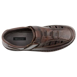 Foto 3 | Foto 3 | Sandalias Casuales Exterior Piel Color Café Para Hombre De Rbcollection