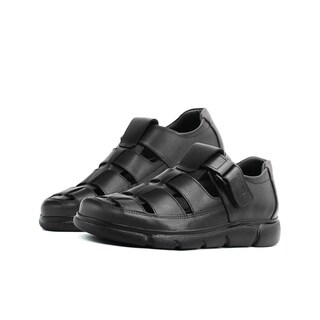 Foto 1 | Foto 1 | Sandalia Merano Para Caballero En Piel Ajuste T Color Negro Negro