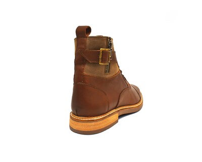 Foto 3 | Foto 3 | Bota Warlock 8027 Café De Piel Para Hombre