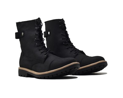 Foto 5 | Foto 5 | Bota Warlock 4200 Negro De Piel Para Hombre