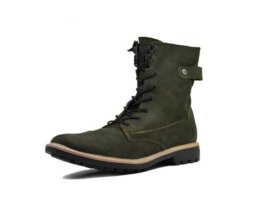 Foto 2 | Foto 2 | Bota Warlock 4200 Verde De Piel Para Hombre