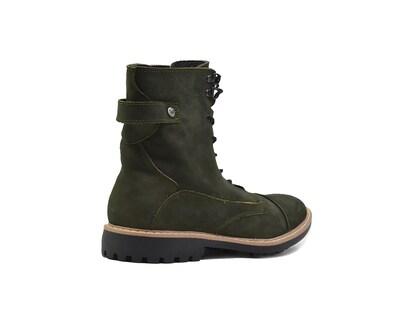Foto 3 | Foto 3 | Bota Warlock 4200 Verde De Piel Para Hombre