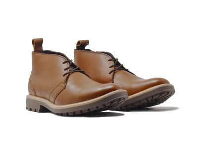 Foto 5 | Foto 5 | Botín Warlock 4201 Caramel De Piel Para Hombre