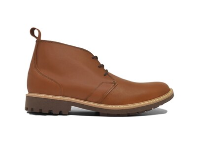 Foto 4 | Foto 4 | Botín Warlock 4201 Caramel De Piel Para Hombre