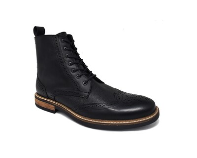 Foto 1 | Foto 1 | Bota Bostoniana Warlock 8022 Negro De Piel Para Hombre