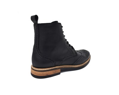 Foto 3 | Foto 3 | Bota Bostoniana Warlock 8022 Negro De Piel Para Hombre