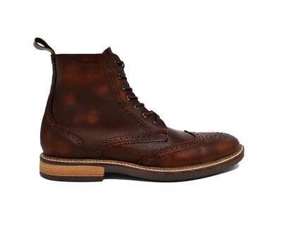 Foto 4 | Foto 4 | Bota Bostoniana Warlock 8022 Tang De Piel Para Hombre