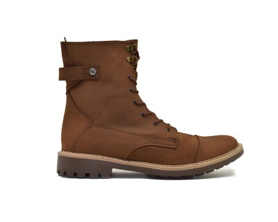 Foto 4 | Foto 4 | Bota Warlock 4200 Café De Piel Para Hombre